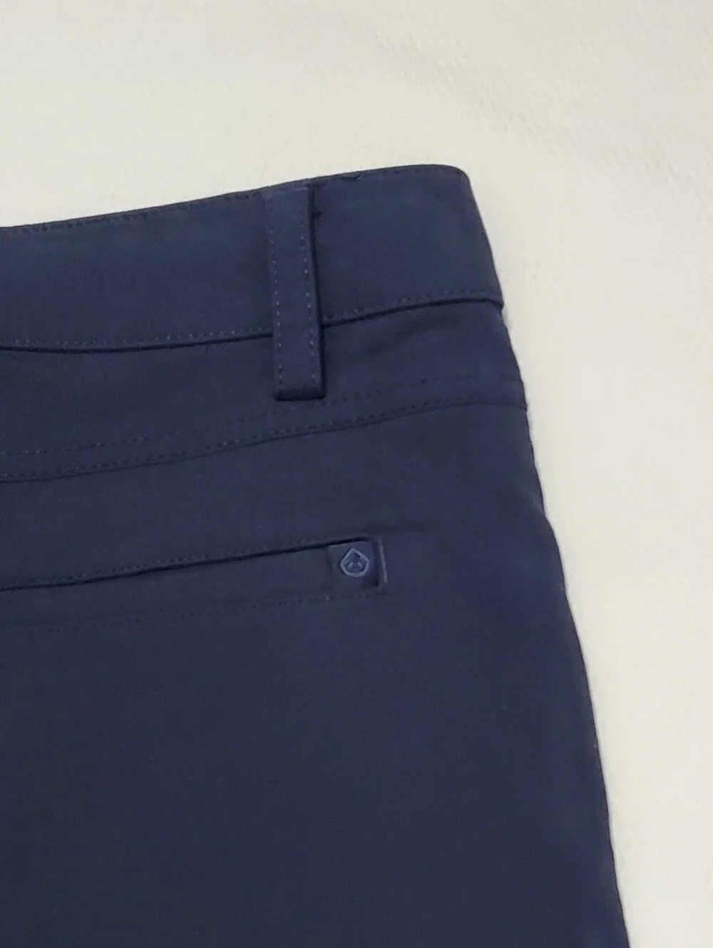 Tasc Mens Tailored Shorts Navy Blue 38 Waist